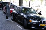 Amsterdam 29 juni 2018
Connie Palmen op weg naar haar BMW Z3 uit 1999.