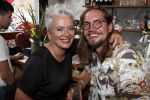 Amsterdam 13 juli 2018
Opening cafe Mimi van actrice Linde van den Heuvel en â€¦. Doris Baten met een kennis