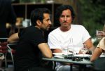 Amsterdam 24 juli 2018
Dotan Harpenau met (een) vriend op terras in Amsterdam.