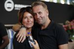 Amsterdam 9 juli 2018
Edgar Meier met een kennis op modefabriek