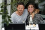 Amsterdam 18 juli 2018
Ellen Hoog met haar man Kelvin de Lang op terras.