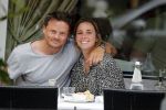 Amsterdam 18 juli 2018
Ellen Hoog met haar man Kelvin de Lang op terras.