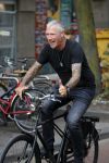 Amsterdam 24 juli 2018
Eric Corton op de fiets