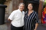 Amsterdam 15 juli 2018
Frits Huffnagel feestje voor zijn 50e verjaardag bij hotel the Grand. Erwin v Lambaart met vrouw
