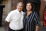 Amsterdam 15 juli 2018
Frits Huffnagel feestje voor zijn 50e verjaardag bij hotel the Grand. Erwin v Lambaart met vrouw