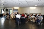 Amsterdam 24 juli 2018
Repetitie musical Expeditie Eiland met oa Rick Engelkes Lone v Roosendaal Ferry Doedens en Jelka v Houten.