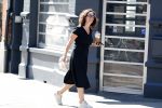 Amsterdam 1 juli 2018
Femke Halsema doet boodschappen en wandelt met haar hond.