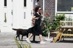 Amsterdam 1 juli 2018
Femke Halsema doet boodschappen en wandelt met haar hond.