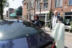Amsterdam 12 juli 2018
Femke Halsema wordt thuis opgehaald en naar de stopera gebracht waar ze geinstalleerd wordt tot Burgemeester van Amsterdam.