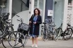 Amsterdam 19 juni 2018
Femke Halsema op haar fiets.