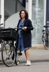 Amsterdam 19 juni 2018
Femke Halsema op haar fiets.