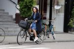 Amsterdam 19 juni 2018
Femke Halsema op haar fiets.