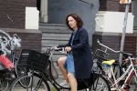 Amsterdam 19 juni 2018
Femke Halsema op haar fiets.
