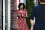 Amsterdam 28 juni 2018
Femke Halsema krijgt bloemen omdat ze de nieuwe burgemeester van Amsterdam wordt.