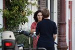 Amsterdam 28 juni 2018
Femke Halsema krijgt bloemen omdat ze de nieuwe burgemeester van Amsterdam wordt.