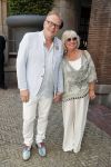 Amsterdam 15 juli 2018
Frits Huffnagel feestje voor zijn 50e verjaardag bij hotel the Grand. Frits met Willeke Alberti
