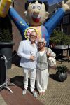 Amsterdam 15 juli 2018
Frits Huffnagel feestje voor zijn 50e verjaardag bij hotel the Grand. Frits met Willeke Alberti
