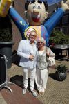 Amsterdam 15 juli 2018
Frits Huffnagel feestje voor zijn 50e verjaardag bij hotel the Grand. Frits met Willeke Alberti