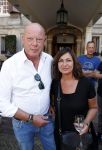 Amsterdam 15 juli 2018
Frits Huffnagel feestje voor zijn 50e verjaardag bij hotel the Grand. Frits Wester