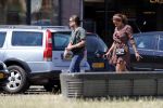 Almere 3 juli 2018
Glennis Grace met haar nieuwe vriend Levy Simon op terras.