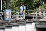 Amsterdam 4 juli 2018
Hans Teeuwen fluitend op straat.