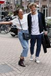 Amsterdam 13 juli 2018
Holly Brood en Soy Kroon op vespa scooter