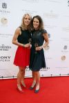Amsterdam 10 juli 2018
Uitreiking leading ladies awards in hotel the Grand. Ireen Wust met partner Letitia de Jong