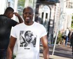 Amsterdam 14 juli 2018
Jandino Asporaat op straat in Amsterdam.
