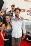 Amsterdam 30 juli 2018
Premiere Mission Impossible in Pathe Arena. Jennifer de Jong met vriend en tatoo
