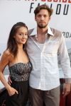 Amsterdam 30 juli 2018
Premiere Mission Impossible in Pathe Arena. Jennifer de Jong met vriend en tatoo