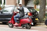 Amsterdam 9 juli 2018
Johnny Kelvin op zijn scooter