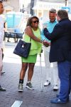 Amsterdam 15 juli 2018
Frits Huffnagel feestje voor zijn 50e verjaardag bij hotel the Grand. Justine Pelmelay op krukken