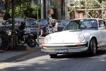 Amsterdam 28 juli 2018
Kimberley Klaver met haar nieuwe vriend Michel v d Bergh in zijn porsche