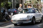 Amsterdam 28 juli 2018
Kimberley Klaver met haar nieuwe vriend Michel v d Bergh in zijn porsche