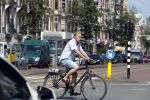 Amsterdam 13 juli 2018
Maarten Spanjer op de fiets.
