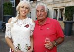 Amsterdam 15 juli 2018
Frits Huffnagel feestje voor zijn 50e verjaardag bij hotel the Grand. Marga Bult met partner Ludo Voeten