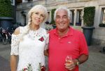 Amsterdam 15 juli 2018
Frits Huffnagel feestje voor zijn 50e verjaardag bij hotel the Grand. Marga Bult met partner Ludo Voeten