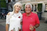 Amsterdam 15 juli 2018
Frits Huffnagel feestje voor zijn 50e verjaardag bij hotel the Grand. Marga Bult met partner Ludo Voeten