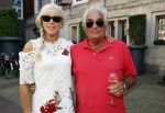 Amsterdam 15 juli 2018
Frits Huffnagel feestje voor zijn 50e verjaardag bij hotel the Grand. Marga Bult met partner Ludo Voeten