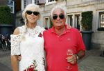 Amsterdam 15 juli 2018
Frits Huffnagel feestje voor zijn 50e verjaardag bij hotel the Grand. Marga Bult met partner Ludo Voeten