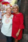 Amsterdam 15 juli 2018
Frits Huffnagel feestje voor zijn 50e verjaardag bij hotel the Grand. Margriet Zegers met Erica Terptra