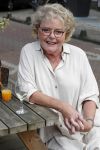 Amsterdam 13 juli 2018
Marianne v Wijnkoop op straat.