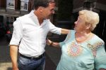 Amsterdam 15 juli 2018
Frits Huffnagel feestje voor zijn 50e verjaardag bij hotel the Grand. Erica Terpstra en Mark Rutte