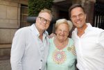 Amsterdam 15 juli 2018
Frits Huffnagel feestje voor zijn 50e verjaardag bij hotel the Grand. Erica Terpstra en Mark Rutte