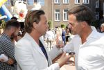 Amsterdam 15 juli 2018
Frits Huffnagel feestje voor zijn 50e verjaardag bij hotel the Grand. Matthijs Albers en Mark Rutte