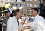 Amsterdam 15 juli 2018
Frits Huffnagel feestje voor zijn 50e verjaardag bij hotel the Grand. Matthijs Albers en Mark Rutte