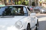 Amsterdam 28 juli 2018
Kimberley Klaver met haar nieuwe vriend Michel v d Bergh in zijn porsche