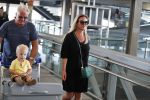 Marbella 26 juli 2018
Andre Hazes en zijn vriendin Monique en zoontje Dre vieren vakantie met Monique haar ouders in een villa van vrienden