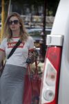 Amsterdam 12 juli 2018
Noortje Herlaar zwanger bij haar woonboot/woonark.