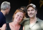 Amsterdam 13 juli 2018
Opening cafe Mimi van actrice Linde van den Heuvel en â€¦. Oda Spelbos met Roeland Fernhout